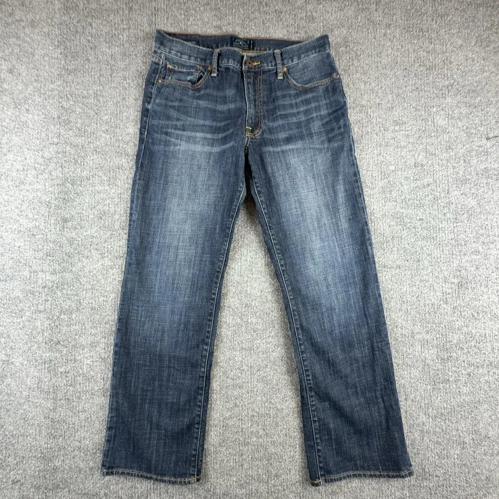 Lucky Brand 361 Vintage Straight Jeans Mens 32x30 Blue Medium Wash Stretch Denim